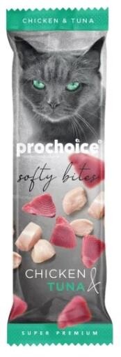 Prochoice Softy Bites Tavuklu Ve Ton Balıklı Yumuşak Kedi Ödül Maması 10 GR  | SRC: Barcode: 8681465610069