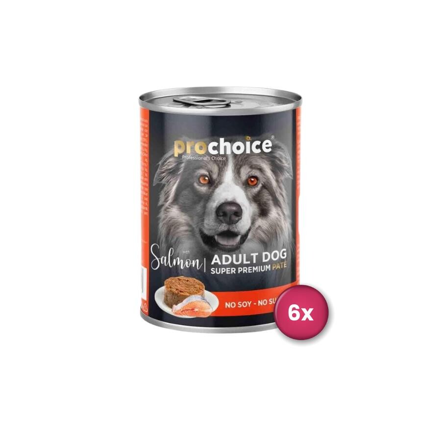 Prochoice Somonlu Tahılsız Yetişkin Köpek Konservesi 400 GR 6 ADET  | SRC: Barcode: 8681465603016-6