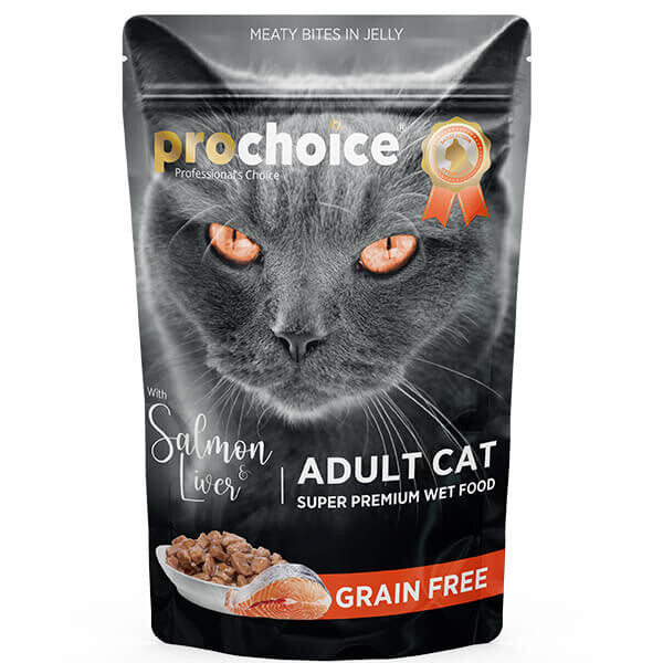 Prochoice Tahılsız Somon Ve Ciğerli Yetişkin Kedi Konservesi 85 GR  | SRC: Barcode: 8681465603061