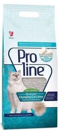 Proline Marsilya Sabun Kokulu İnce Taneli Topaklanan Bentonit Kedi Kumu 20 LT  | SRC: Barcode: 8698995030151
