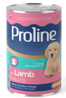 Proline Sos İçinde Parça Etli Kuzu Etli Konserve Yavru Köpek Maması 400 GR  | SRC: Barcode: 8698995031967