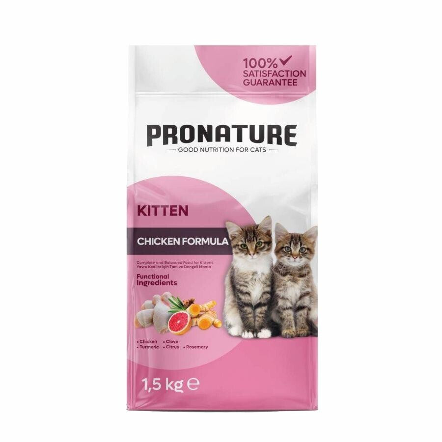 Pronature Tavuklu Ve Pirinçli Yavru Kedi Maması 1.5 KG  | SRC: Barcode: 8681612750396