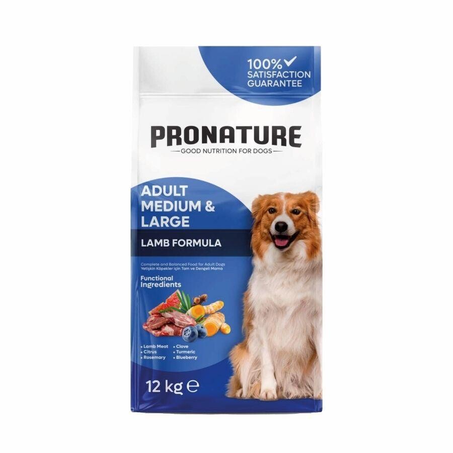 Pronature Kuzu Etli Pirinçli Yetişkin Köpek Maması Bonus Paket 10 KG + 2 KG  | SRC: Barcode: 8681612750372