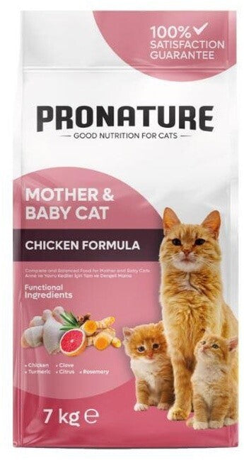 Pronature Mother&baby Tavuk Etli Anne Ve Yavru Için Kuru Kedi Maması 7 KG  | SRC: Barcode: 8681612751348