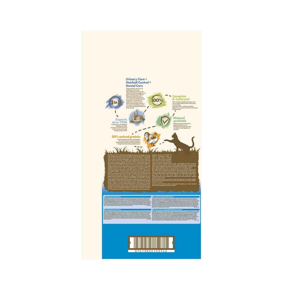 Purina Cat Chow 3ü1 Arada Hindili Yetişkin Kedi Maması 15 KG  | SRC: Barcode: 7613034153746