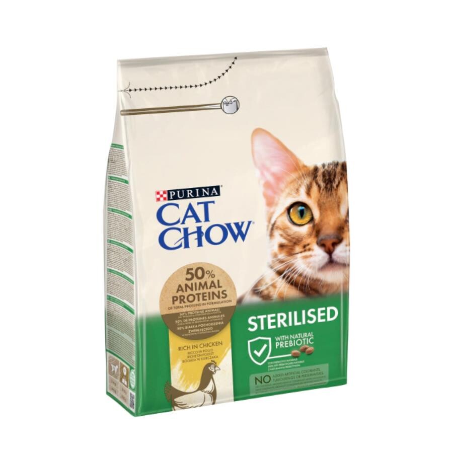 Purina Cat Chow Sterilised Tavuklu Yetişkin Kedi Maması 3 KG  | SRC: Barcode: 7613033363603