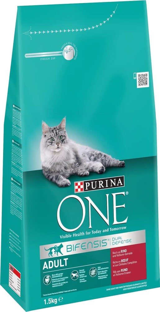 Purina One Sığır Etli Yetişkin Kedi Maması 1.5 KG  | SRC: Barcode: 7613035610743