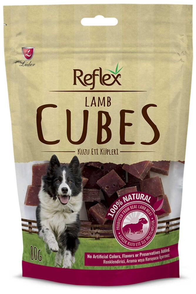 Reflex Kuzu Etli Küp Köpek Ödülü 80 GR  | SRC: Barcode: 8698995003100