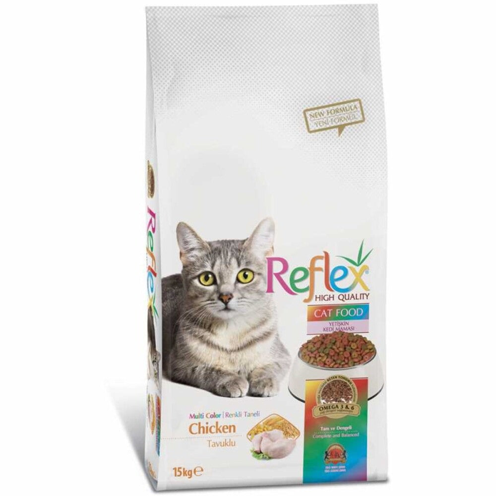 Reflex Multi Color Renkli Taneli Tavuklu Yetişkin Kedi Maması 15 KG  | SRC: Barcode: 8698995028783