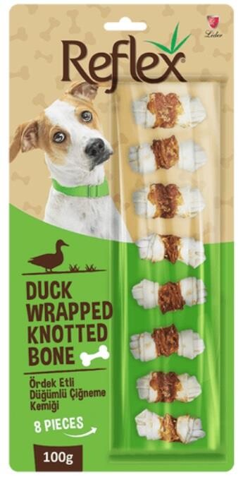 Reflex Ördek Etli Düğüm Kemik 100 GR 8'LI  | SRC: Barcode: 8698995029995