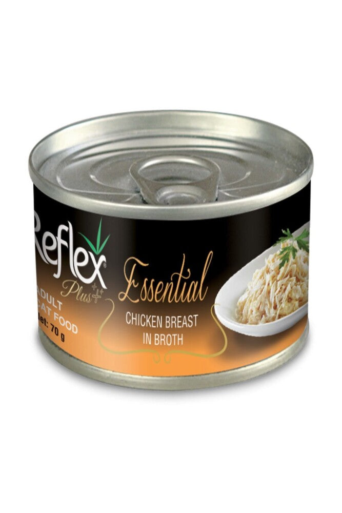Reflex Plus Essential Et Suyu İçinde Tavuk Gögüslü Yetişkin Kedi Konservesi 70 GR  | SRC: Barcode: 8698995027090