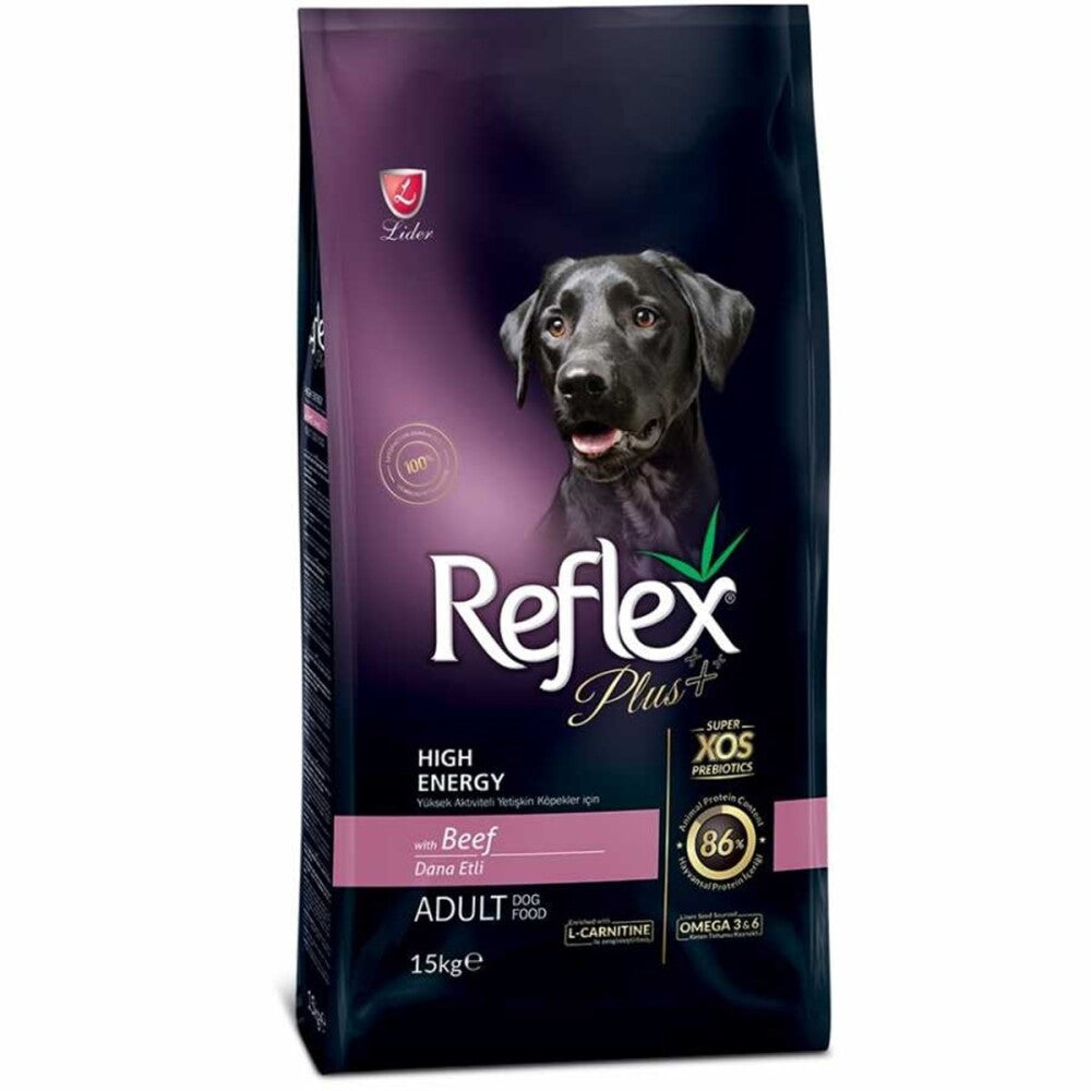 Reflex Plus High Energy Biftekli Yetişkin Köpek Maması 15 KG  | SRC: Barcode: 8698995003513
