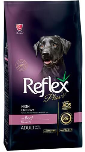 Reflex Plus High Energy Biftekli Yetişkin Köpek Maması 12 KG  | SRC: Barcode: 8698995034739