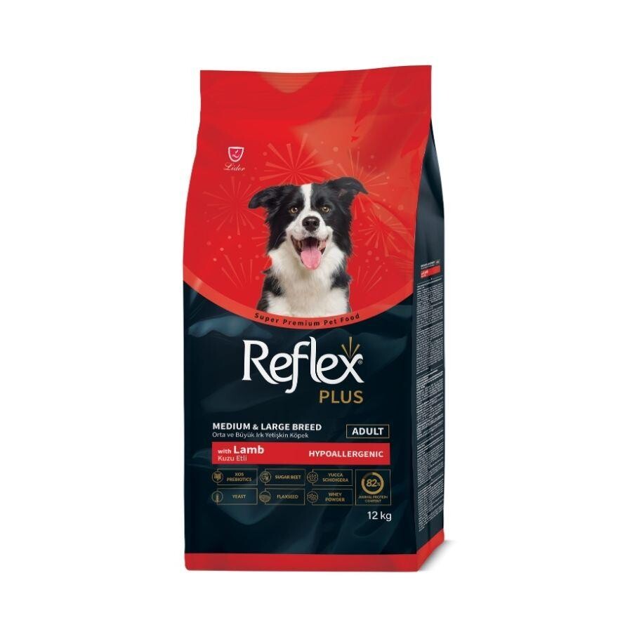 Reflex Plus Hypoallergenic Kuzu Orta Ve Büyük Irk Köpek Maması 12 KG  | SRC: Barcode: 8698995034777