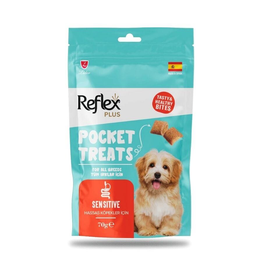 Reflex Plus Pocket Treats Hassas Köpekler İçin Köpek Ödül Maması 70 GR  | SRC: Barcode: 8698995034364