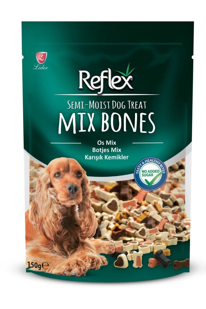 Reflex Plus Reflex Mix Bones Yumuşak Köpek Ödül Maması 150 GR  | SRC: Barcode: 8698995029131