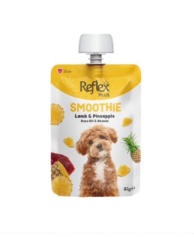 Reflex Plus Smoothie Kuzu Etli Ve Ananaslı Köpek Ödül Maması 85 GR  | SRC: Barcode: 8698995033855