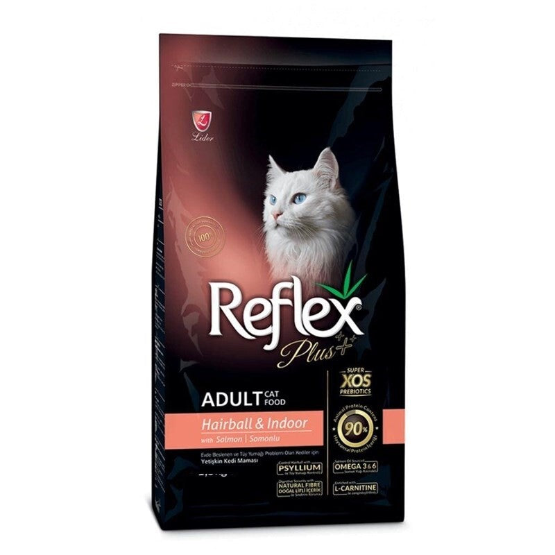 Reflex Plus Somonlu Hairball Yetişkin Kedi Maması 15 KG  | SRC: Barcode: 8698995029445