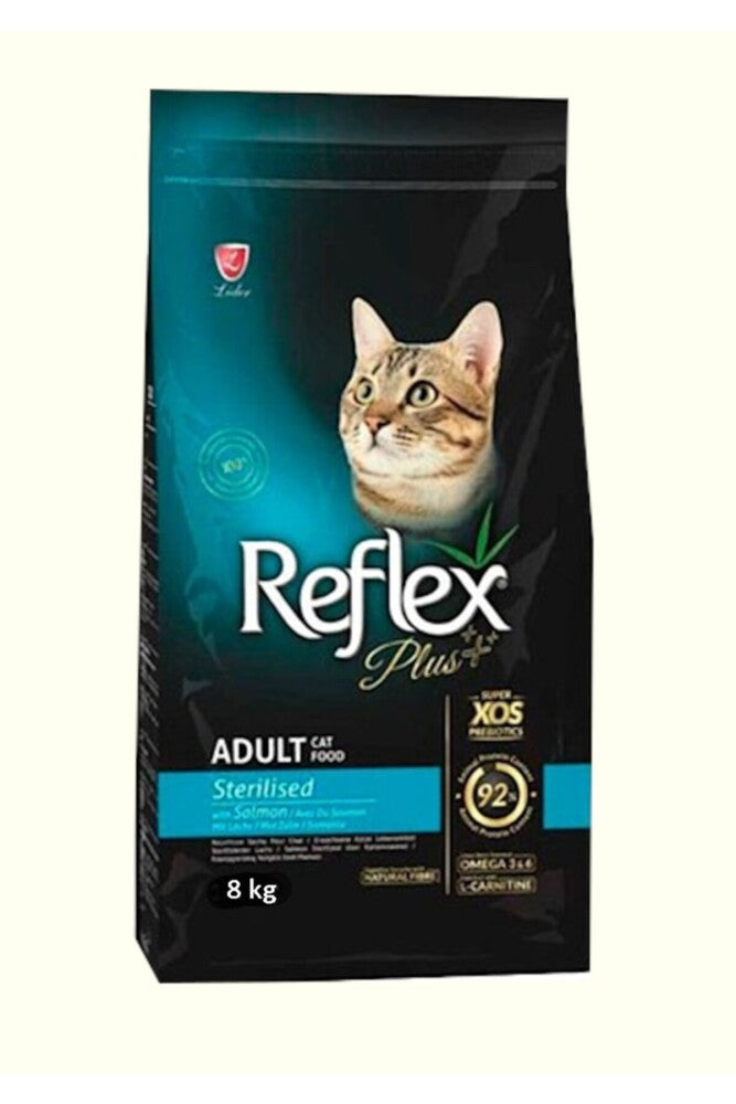 Reflex Plus Somonlu Kısırlaştırılmış Yetişkin Kedi Maması 8 KG  | SRC: Barcode: 8698995029223