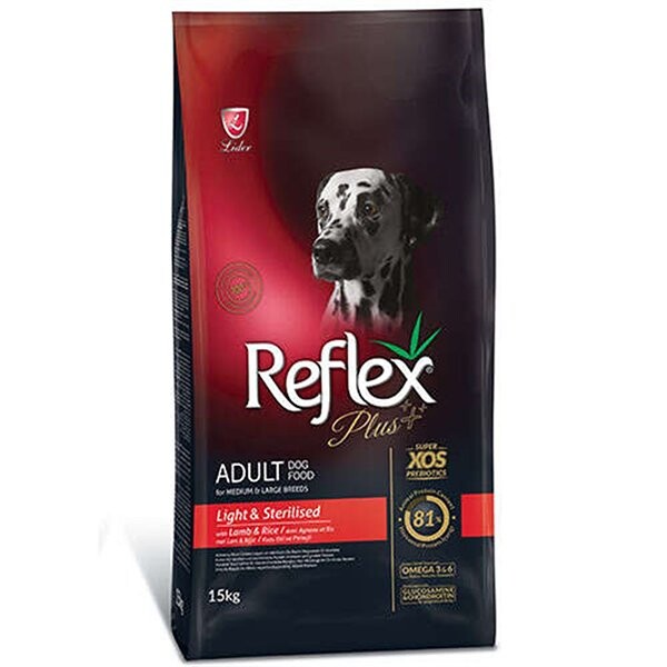 Reflex Plus Light Kuzulu Kısırlaştırılmış Yetişkin Köpek Maması 15 KG  | SRC: Barcode: 8698995028530