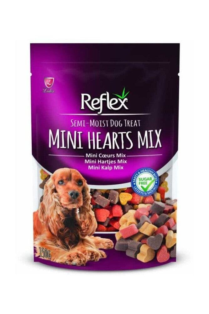 Reflex Plus Yarı Yumuşak Ödül Maması Mini Kalp Mix 150 GR  | SRC: Barcode: 8698995025317