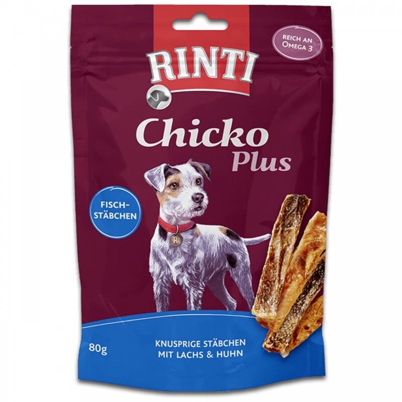 Rinti Extra Chicko Plus Tahılsız Natural Balıklı Ve Tavuklu Köpek Ödülü 80 GR  | SRC: Barcode: 4000158914255