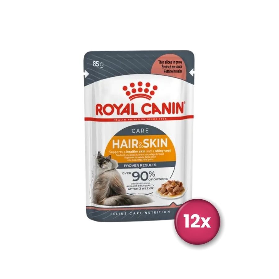 Royal Canin Hair & Skin Gravy Yetişkin Yaş Kedi Maması 85 GR 12 ADET  | SRC: Barcode: 9003579308721