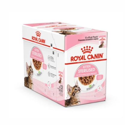 Royal Canin Kitten Gravy Kısırlaştırılmış Yavru Kedi Konservesi 85 GR 12 ADET  | SRC: Barcode: 9006579007129