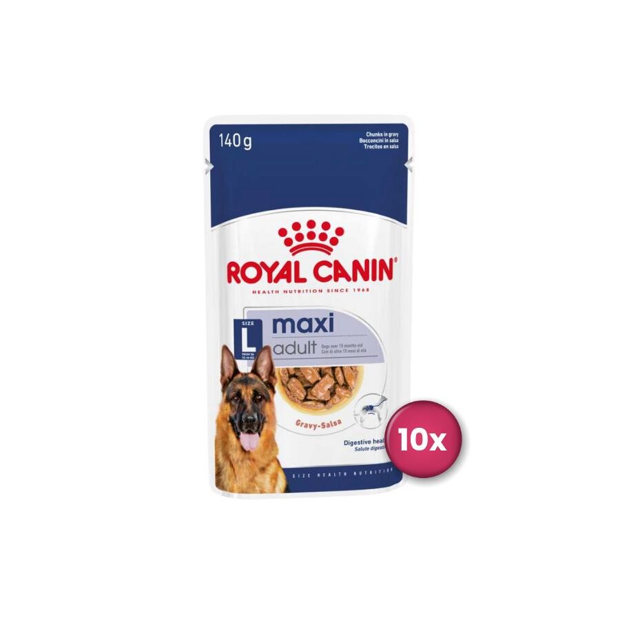 Royal Canin Maxi Adult Büyük Irk Yetişkin Köpekler İçin Parça Etli Konserve Mama 140 GR 10 ADET  | SRC: Barcode: 109401400-10lu