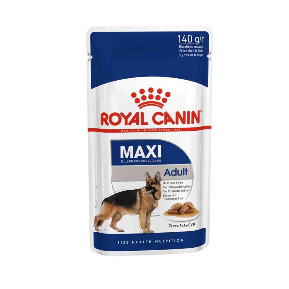 Royal Canin Maxi Adult Büyük Irk Yetişkin Köpekler İçin Parça Etli Konserve Mama 140 GR TEKLI  | SRC: Barcode: 9003579008492