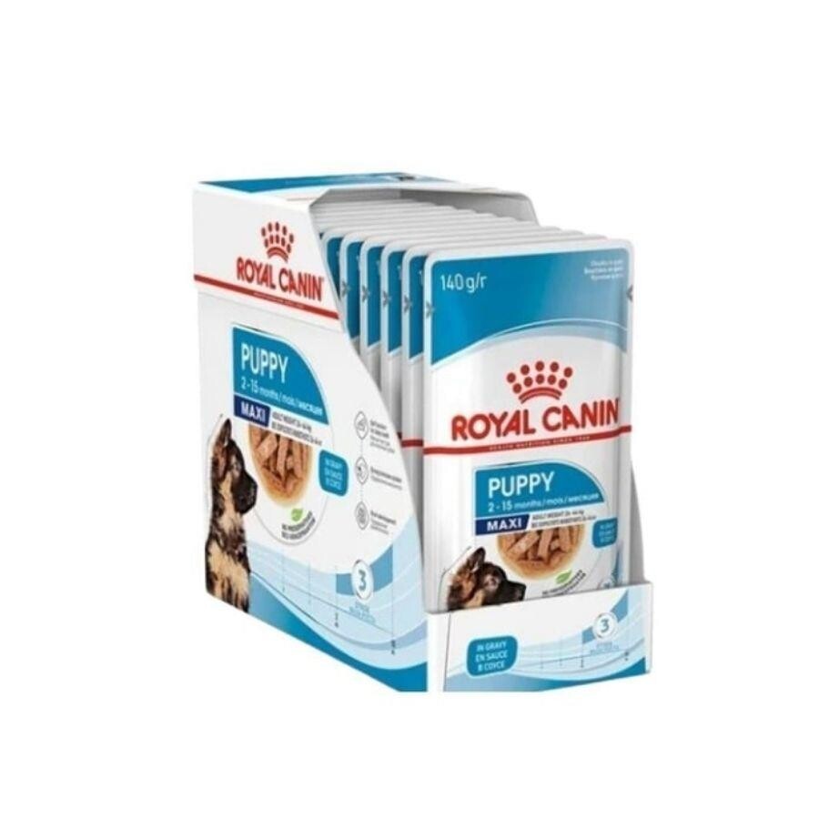 Royal Canin Maxi Puppy Büyük Irk Yavru Köpekler İçin Parça Etli Yaş Mama 140 GR 10 ADET  | SRC: Barcode: 109701400-10lu