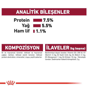 Royal Canin Medium Adult Orta Irk Yetişkin Köpekler İçin Parça Etli Yaş Mama 140 GR TEKLI  | SRC: Barcode: 9003579008379