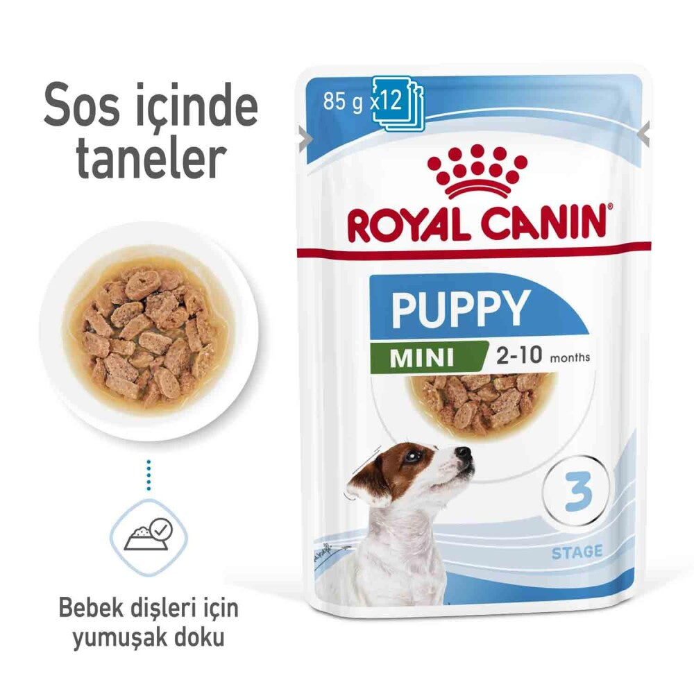 Royal Canin Mini Puppy Küçük Irk Yavru Köpek Konservesi 85 GR  | SRC: Barcode: 9003579008218