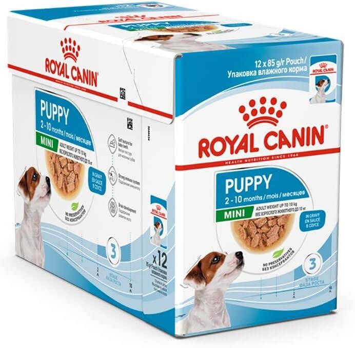 Royal Canin Mini Puppy Pouch Konserve Yavru Köpek Maması 12 X 85 GR  | SRC: Barcode: 09003579008218