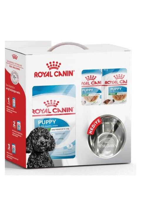 Royal Canin Mini Puppy Yavru Köpek Maması Konserve Ve Mama Kabı Hediyeli 2 KG  | SRC: Barcode: 1021510215