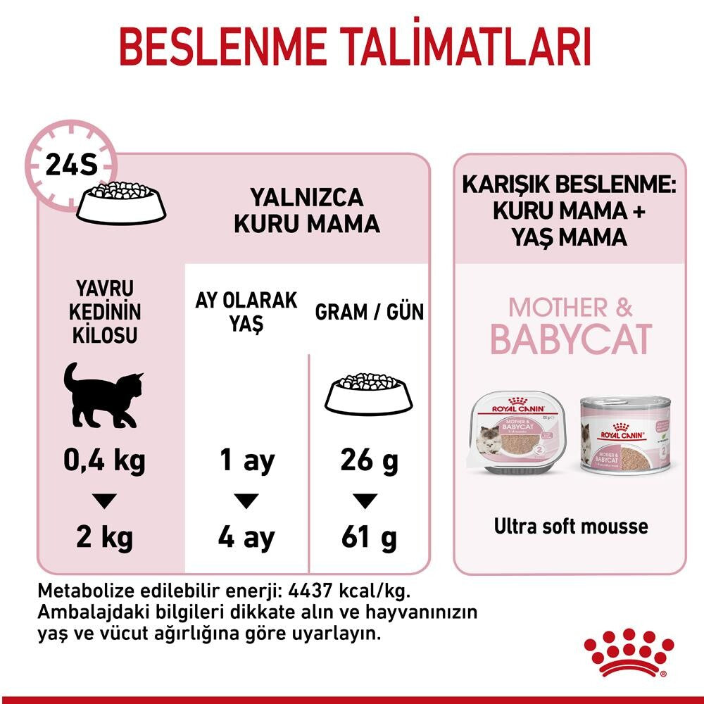 Royal Canin Mother & Baby Cat 34 Anne Ve Yavru Kedi Maması 2 KG  | SRC: Barcode: 3182550707312