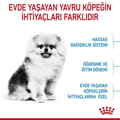 Royal Canin Puppy Mini Indoor Tavuklu Yavru Köpek Maması 1.5 KG  | SRC: Barcode: 3182550838351