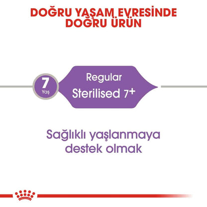 Royal Canin Sterilised 7 Kısırlaştırılmış Yaşlı Kedi Maması 1.5 KG  | SRC: Barcode: 3182550784566