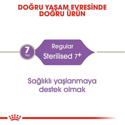 Royal Canin Sterilised 7 Kısırlaştırılmış Yaşlı Kedi Maması 3.5 KG  | SRC: Barcode: 3182550784580