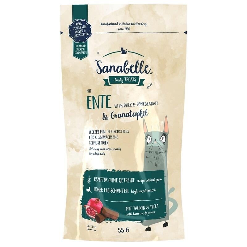 Sanabelle Snack Ördekli Ve Narlı Kedi Ödülü 55 GR  | SRC: Barcode: 4015598011808
