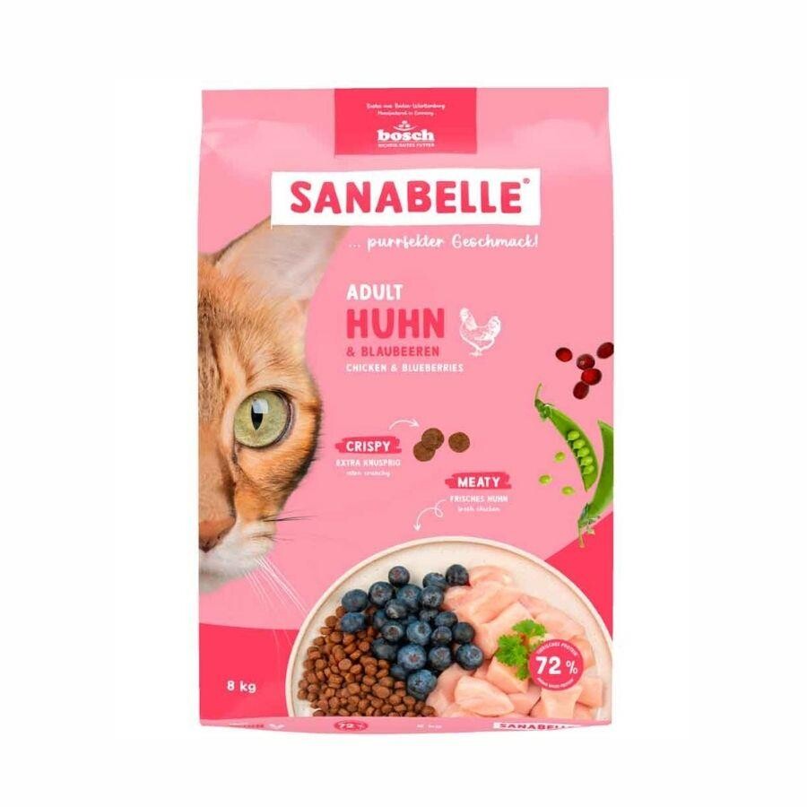 Sanabelle Tavuklu Yetişkin Kedi Maması 8 KG  | SRC: Barcode: 4015598025690