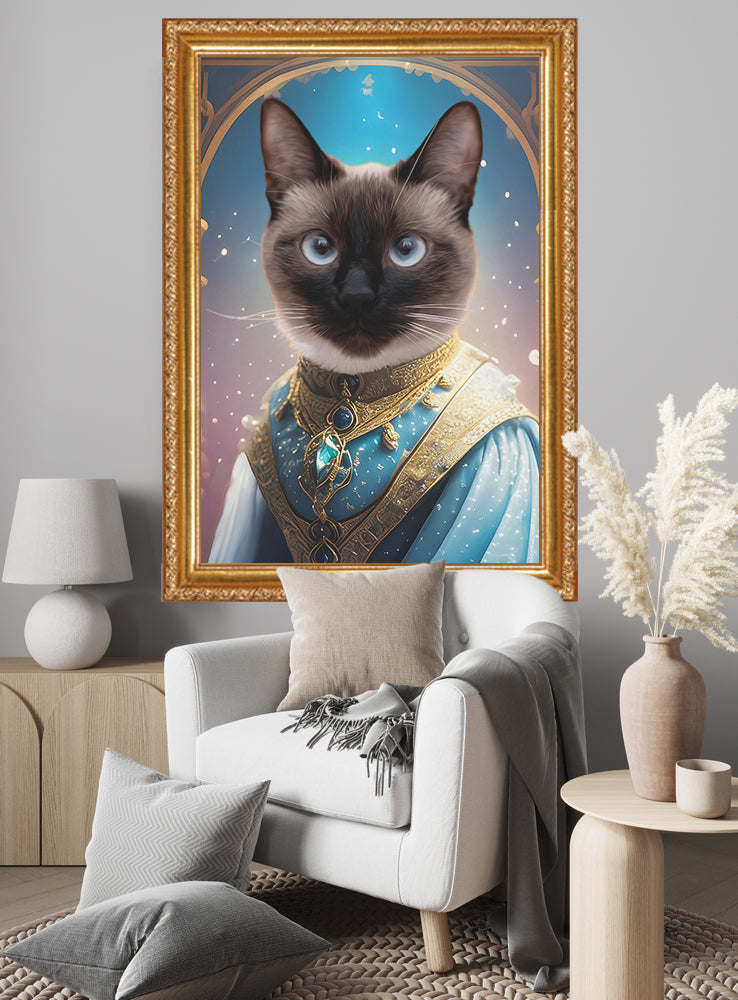 Sapphire Queen 70x100 Çerçeveli  | SRC: Barcode: sapphire-queen10