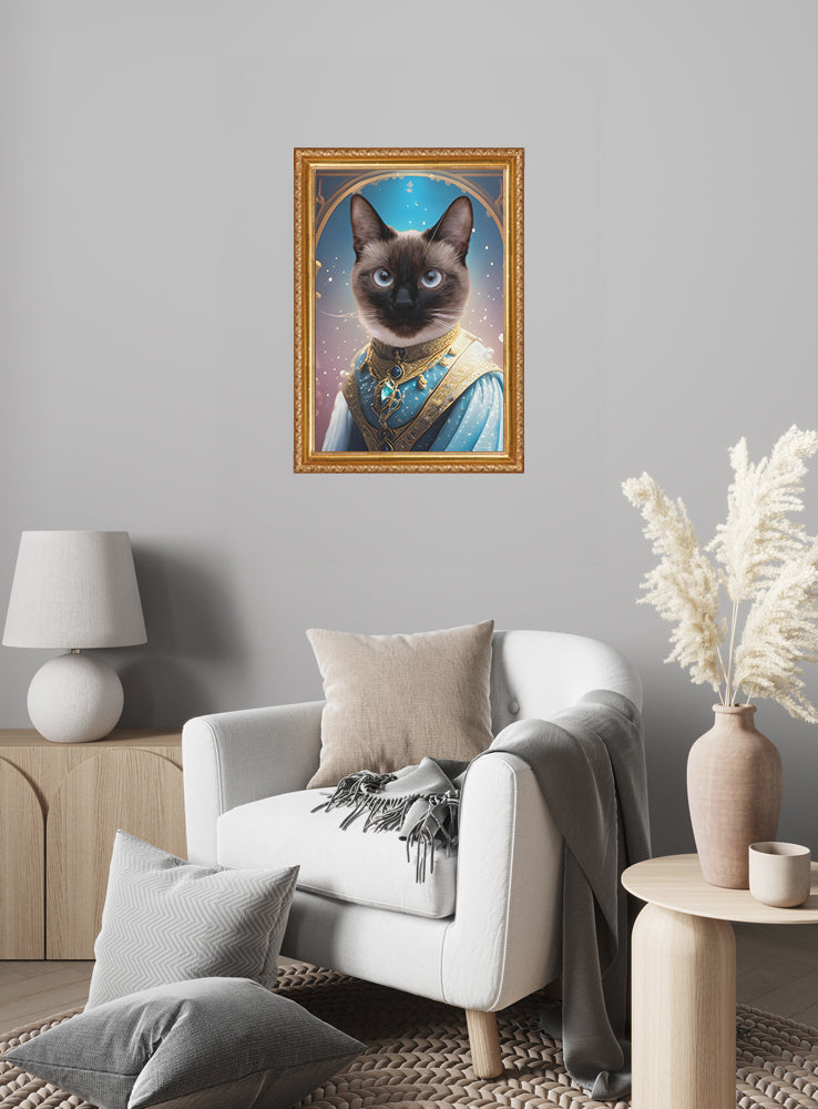 Sapphire Queen 30x40 Çerçeveli  | SRC: Barcode: sapphire-queen4