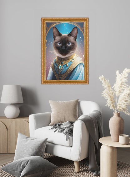 Sapphire Queen 40x60 Çerçeveli  | SRC: Barcode: sapphire-queen6