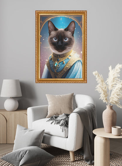 Sapphire Queen 50x70 Çerçeveli  | SRC: Barcode: sapphire-queen8