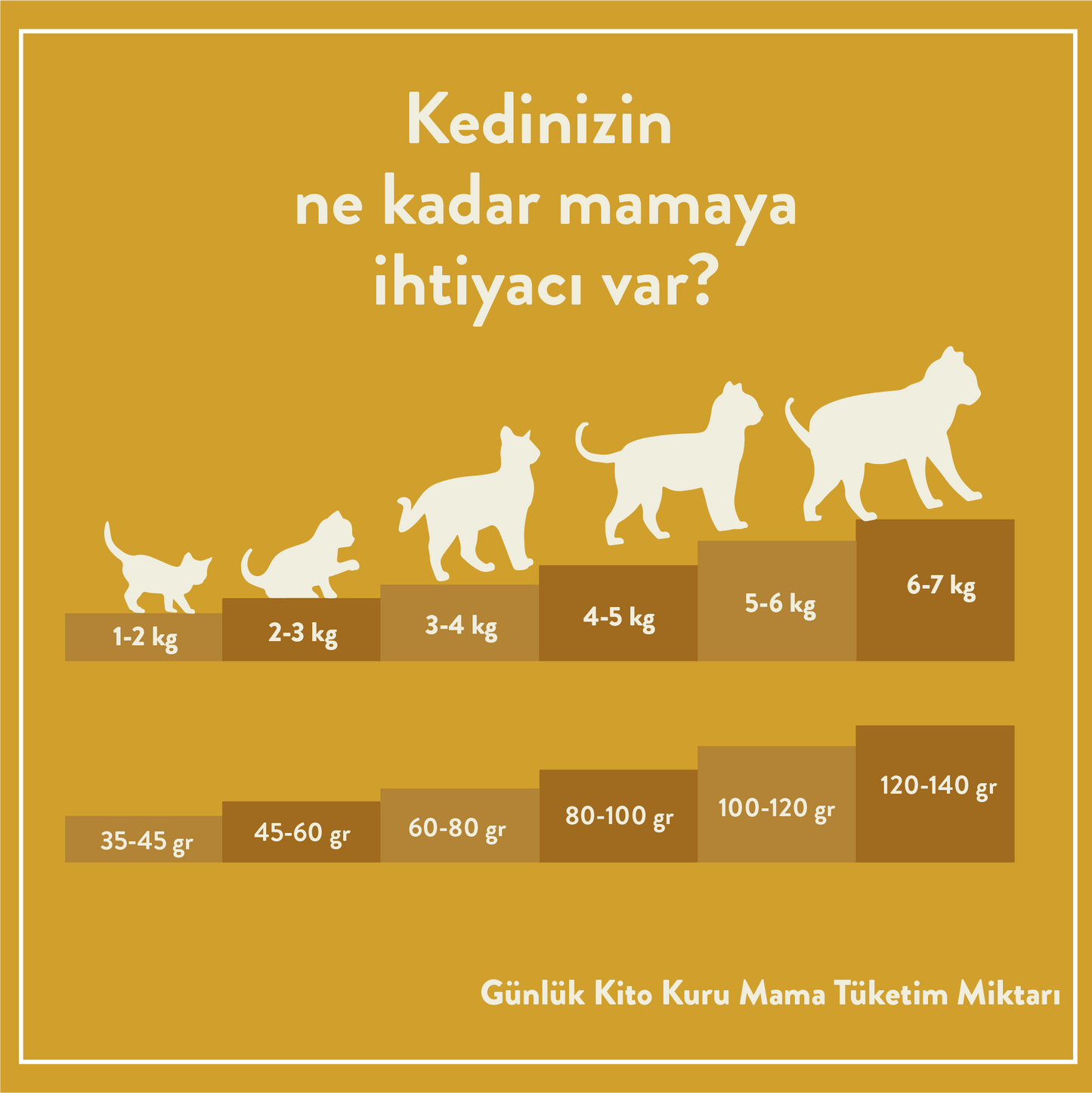 Günlük Kito Kuru Mama Tüketim Miktarı