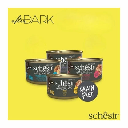 Schesir After Dark Et Suyunda Karışık Lezzetler Yetişkin Kedi Konservesi 80 GR 12 ADET  | SRC: Barcode: 8005852519948