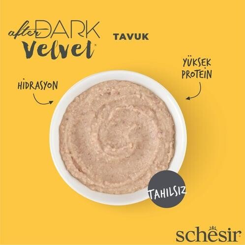 Schesir After Dark Mousse Tavuk Etli Tahılsız Yetişkin Kedi Konservesi 80 GR  | SRC: Barcode: 8005852132109