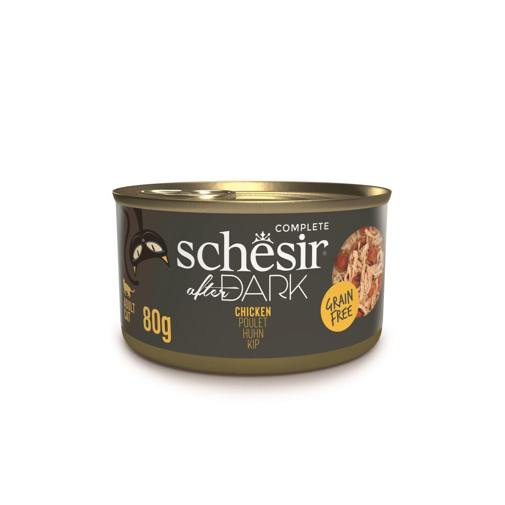 Schesir After Dark Tavuk Et Suyunda Yetişkin Kedi Konservesi 80 GR  | SRC: Barcode: 8005852212016