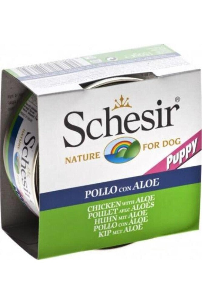 Schesir Jelly Tavuk Fileto Ve Aloe Vera Jöle İçinde Yavru Köpek Konservesi 150 GR  | SRC: Barcode: 8005852712639